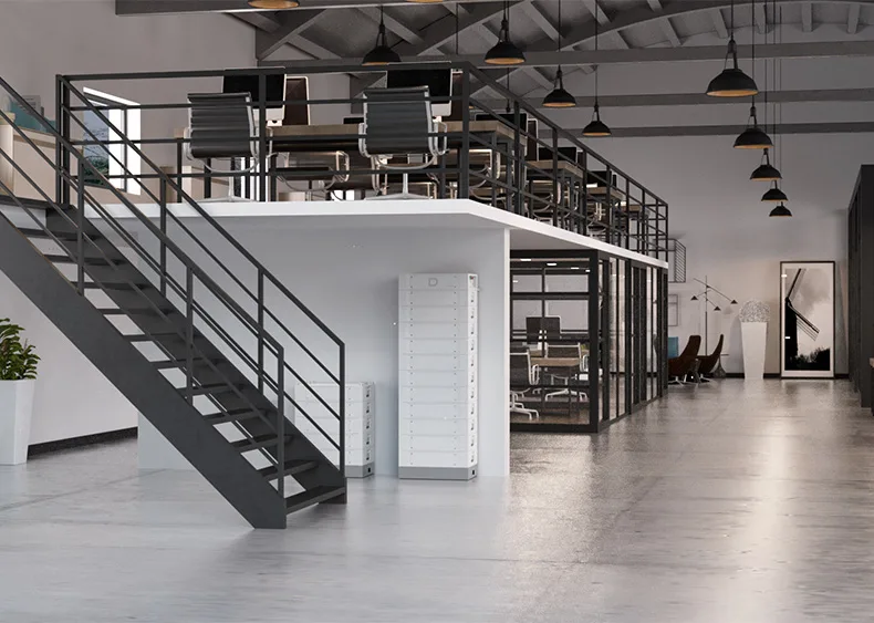 Stack100 installerat i en kontors- och verkstadslokal